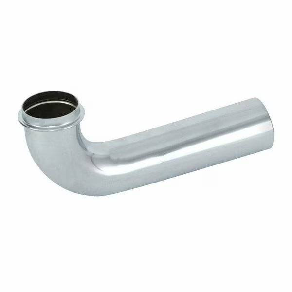 22 Gauge 1-1/2 Inch x 12 Inch Chrome Plated Brass Beaded Wall B, Thrifco Plumbing, Mfr#: 4401864
